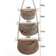 thumbnail image 4 of Light brown 3-layer cotton rope fruit hanging basket, hollow, breathable, handmade, 4 of 4
