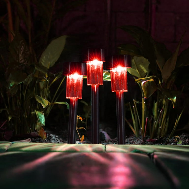 Ktaxon 24 Piece Outdoor Waterproof Colored Solar Power LED