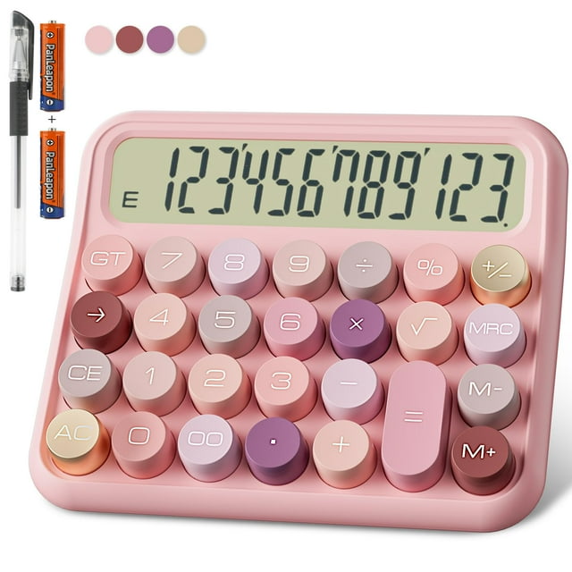 Calculadora MECÁNICA DECKLIT de 12 dígitos con pantalla LCD de 5 pulgadas