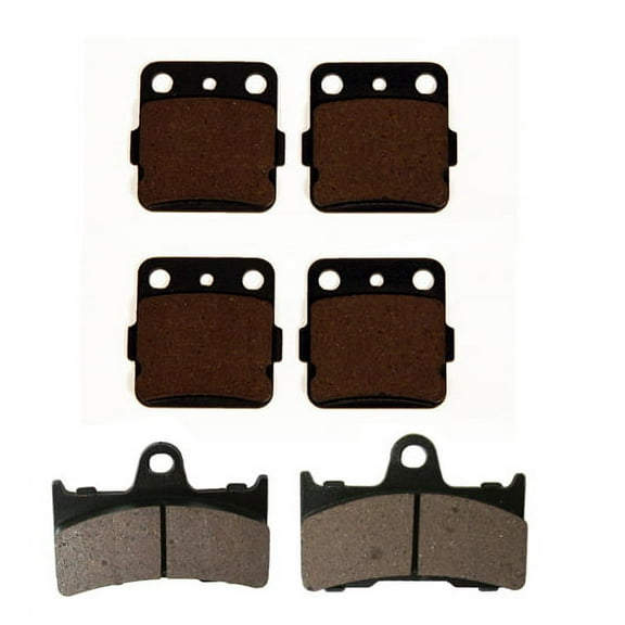 Front & Rear Severe Duty Brake Pads Yamaha Grizzly 660 4x4 2002 2003 2004 2005