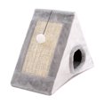 thumbnail image 3 of LOVEVER Premium Cat Cave Bed and Scratching Post Lining and Double Sided Sisal Clawing Board Cushioned Triangle Kitten Bed with Angled Scratch Ramps (Gray), 3 of 8