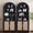 2pcs 71" black, variant on LEFHDA 71" Tall Bookshelf, Arched Bookcase with Doors, Mid-Century Modern 6-Tier Bookshelf with Storage, Rattan Open Display Storage Shelf Bookshelf for Living Room Bedroom & Classroom(walnut)