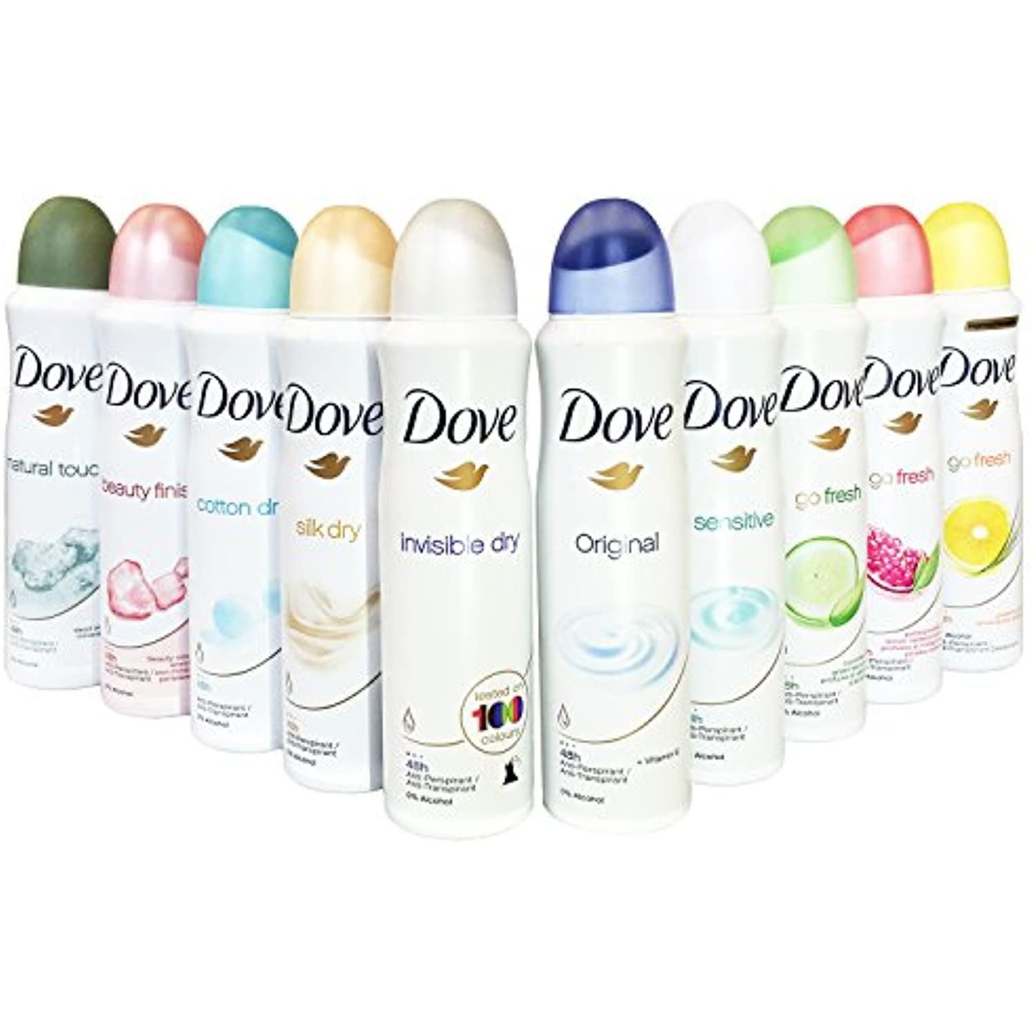 Dove Antiperspirant Spray, International Version, 150 ml