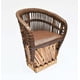 thumbnail image 2 of Silla Equipal Tulum Color Marron, 2 of 4