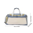 thumbnail image 3 of Byujiro Multifunctional Sports Duffle Bag, Large Capacity Gym Bag with Wet Dry Separation Pocket, Detachable Shoulder Strap Carry Tote, Versatile Handbag for Yoga, Swimming, Fitness Training, 3 of 7