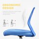 thumbnail image 4 of Songqin Students Desk Chair Low-Back Armless Study Chair Cute with Lumbar Support Adjustable Height for Youth, Blue, 4 of 11