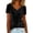 Black, variant on Women's Velvet Short Sleeve Shirt, Elegant Cowl Neck Blouse for Holiday Party, Date Night, Evening Out, and Fall Winter Casual Wear, Luxurious Soft Tops Silver S