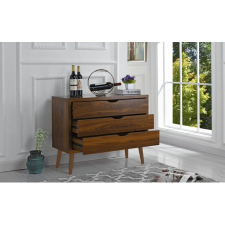 Mid Century Modern Dresser Chest Of Drawers Entryway Chest With 3