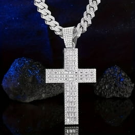 アクセサリー Engraved Large Cross Pendant XL Italian Designer Style Cross Necklace Gift Boxed - Etsy