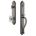 thumbnail image 2 of Grandeur 843530 Arc Solid Brass Rose Keyed Entry Single Cylinder Full Plate "S" Grip, 2 of 5