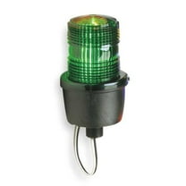 Federal Signal Low Profile Warning Light,LED,Green LP3ML-024G