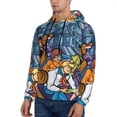 thumbnail image 3 of Lsque Scooby-Doo Pattern Casual Men's Hoodie,Hooded Sweatshirt with Kangaroo Pocket,Pullover Hoodie-X-Large, 3 of 8