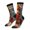 3 Black, variant on Rusty Rocket Launch Crew Socks for Men & Women, Breathable Casual Athletic Ankle Socks