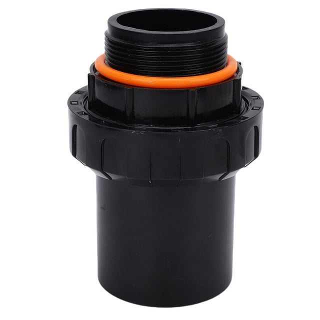 Adaptador De Tubo De Unión De PVC, Tubería De Conector De Unión Roscada Recta Para Accesorios De La Bomba De Piscina Fuente Del Filtro Del Tanque De