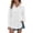 White, variant on Jxximdong Button Up Shirts Women Daily Casual Linen Button Down Shirts Long Sleeve Collared Blouses Loose Fit Shirt Black Spring Tops XXXL