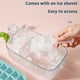 thumbnail image 4 of Ice Cubes Tray With Lid And Bin Press Type Easy Release 28Pcs Ice Cubes Molds Ice Box Holder Comes With ScoopTeissuly Clearance (Mint Green, ) Teissuly WER202308291880, 4 of 6