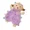 Lavender, variant on Plush Dog Toy Lamb Calming Lavender Infused 12 inch Ribbon Tabs Lessen Anxiety (Random Color - One Discounted Toy)