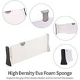 thumbnail image 2 of Set of 4 Adjustable Drawer Dividers Organizer Separators Plastic Dresser Organizer for Bedroom, Bathroom, Closet, Baby Drawer, Office Desk, Kitchen Storage, 2 of 6