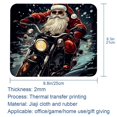 thumbnail image 5 of Santa Claus Square 8.3x9.8 Inch Non-Slip Rubber Bottom Printed Mousepad Desk Mat Gaming Mousepad for Office and Gaming, 5 of 6