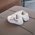 thumbnail image 3 of Uttoasfay Toddler Shoes Children Kid Baby Girls Boys Shoes Striped Bling Flat Led Luminous Sport Sneaker Shoes Pink 15-18Months, 3 of 9