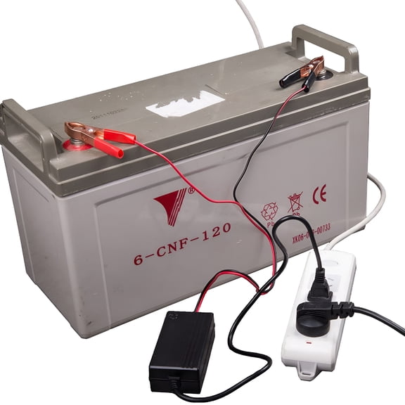 GJX Car Battery Charger 12V Portable Auto Trickle Maintainer Boat Motorcycle RV