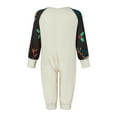 thumbnail image 5 of Elippeo Christmas Family Pajamas Matching Set Santa Claus Print Long Sleeve Tops and Elk Print Pants Sleepwear, 5 of 10