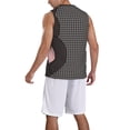 thumbnail image 2 of Pofeuu Vinyl Records Print Basketball Jersey, Shirts for Men Youth Basketball Jersey Crew Neck-X-Large, 2 of 6