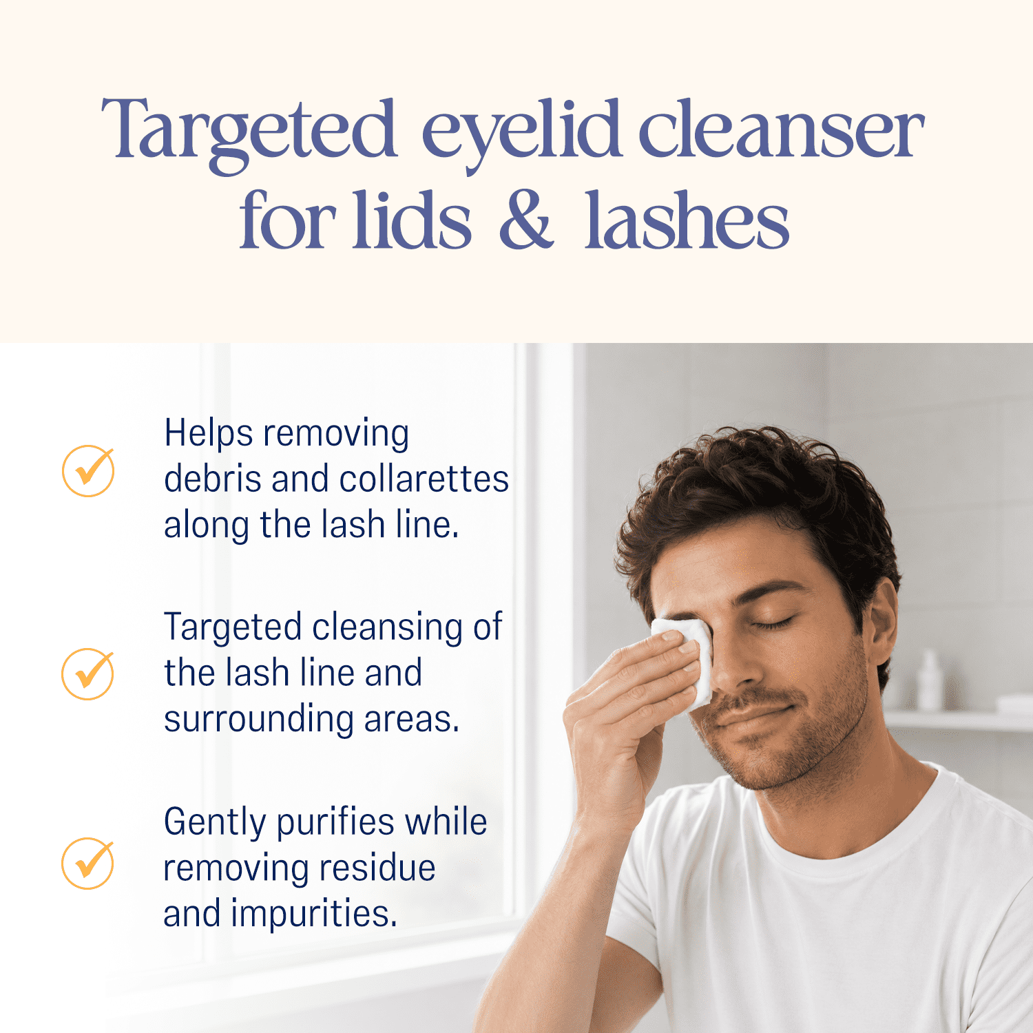 OCuSOFT Oust Demodex Cleanser Extra Strength Foam 50 Milliliters, Tea Tree Oil Foaming Cleanser for Irritated Eyelids Associated with Demodex Mites