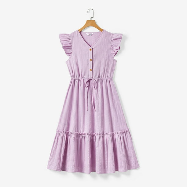 Mommy and me purple dresses hot sale