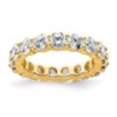 thumbnail image 2 of Diamond2Deal 14K Or Jaune 3 cttw Diamant Bande Éternité Complète pour Femmes Taille 4, 2 of 7