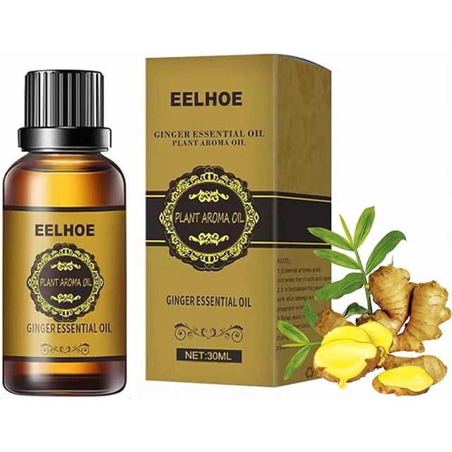 Ginger Essential Oil,Belly Driange Ginger Massage Oil,Massage Product for Men Women (1PCS)