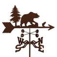 thumbnail image 2 of EZ Vane Bear Weathervane | Garden Mount | 14 Gauge Steel | Sealed Ball Bearings | Home or Garden, 2 of 7