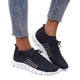 thumbnail image 1 of Deporte para Mujer Zapatos Informales Malla Con Cordones Transpirables Antideslizantes Cómodos, 1 of 9