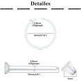 Clear Nose Studs for Work Clear Nose Rings for Work Clear Nose Piercing Plastic Nose Rings for