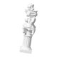 thumbnail image 5 of Miniatura de querubín, mini columna griega, pequeño pilar romano, mini adorno navideño de resina musical. Flauta horizontal, 5 of 9