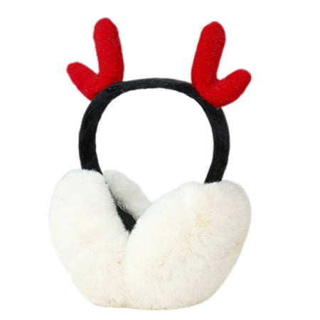 

JULYING Soft Plush Earmuff Multicolor Ear Warmers Winter Ear Muffs for Women Girls