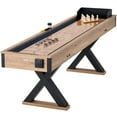 thumbnail image 2 of VEVOR 9 ft Shuffleboard Table - 2-in-1 Shuffleboard and Bowling Combo Game Set, 2 of 12