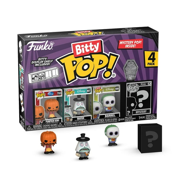 Funko Bitty Pop TNBC - Pumkin Jack 4 Pack