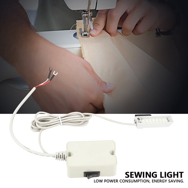 Luz LED De Costura, 50 Hz/60 Hz Más Brillante, Se Mantiene Fresco, Lámpara LED De Costura Más Espaciosa, Ahorro De Energía, 15 Piezas LED Para Viajes En Casa