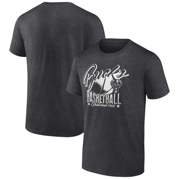 Men's Charcoal Milwaukee Bucks Winner T-Shirt