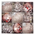 thumbnail image 4 of opvise 18Pcs Christmas Ball Ornaments Decorative Christmas Wreath Accessories 9pcs 8cm Christmas Ball Glitter Mesh Santa Claus Shatterproof Reusable Holiday, 4 of 5