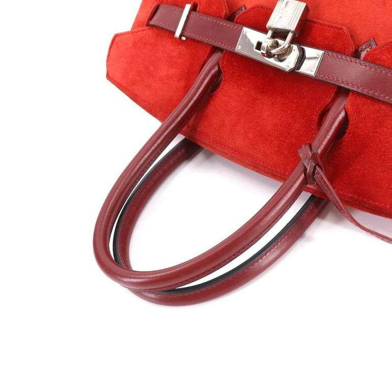 red hermes birkin handbag