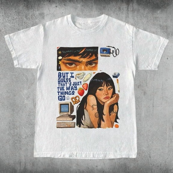 Women's Men Summer Letter Print Short Sleeve Graphic Tees T-Shirt Tops Street Life, .-Beabadoobee-. Inspired Graphic Retro Aesthetic Music Shirt - 90s Vintage Style Unisex