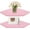 Pink Set of 2, variant on Corner Floating Shelves, Corner Shelves Wall Mounted with Cord Hole, Diamond Shape Corner Hanging Shelving for Wall Storage, for Cable Box, TV Cords, Books, Plants,
