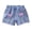 Yellow, variant on Little and Big Girls Summer Denim Shorts Elastic Waistband Flower Embroidery Jeans Sweet Floral Style Summer Jean Bottoms Ages 3-13