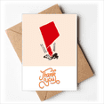 thumbnail image 1 of Stylo Éducatif Rouge de Chine Cartes de Remerciement Enveloppes Note Vierge, 1 of 3