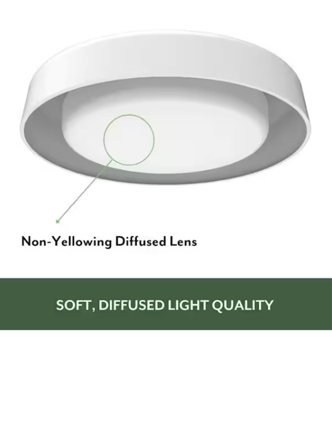 ETI 16 in. Century Dimmable LED Flush Mount Ceiling Light with White Drum Shade, 1800 Lumen, 3CCT Color Preference, 120-Volt, C01172401A