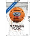 thumbnail image 3 of NBA New Orleans Pelicans - Drip Basketball 21 Wall Poster, 14.725" x 22.375", 3 of 3