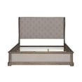 thumbnail image 5 of Bowery Hill Traditional Wood Queen Shelter Bed in Dusty Taupe, 5 of 8