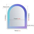 thumbnail image 1 of High Quality Magnetic Locker Mirror Portable Rectangular Hanging Mirror School Bathroom Refrigerator Cabinet Decoration Mirrors, 1 of 8